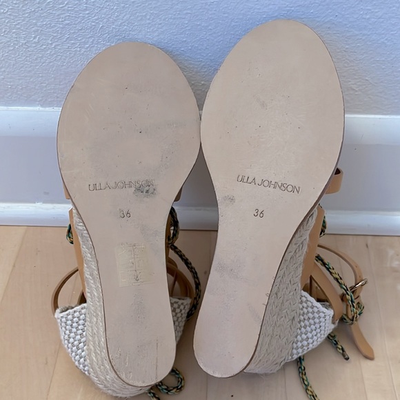 ULLA JOHNSON CONCHA TWISTED ROPE WEDGE - Picture 5 of 8